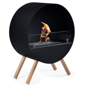 Enjoyfires bio-ethanol haard Tubo met houten pootjes